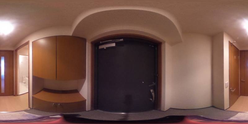 パノラマ画像玄関