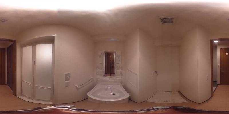 パノラマ画像洗面所