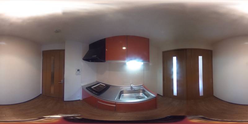 パノラマ画像キッチン