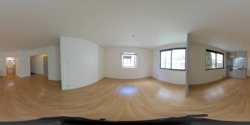 パノラマ画像リビング