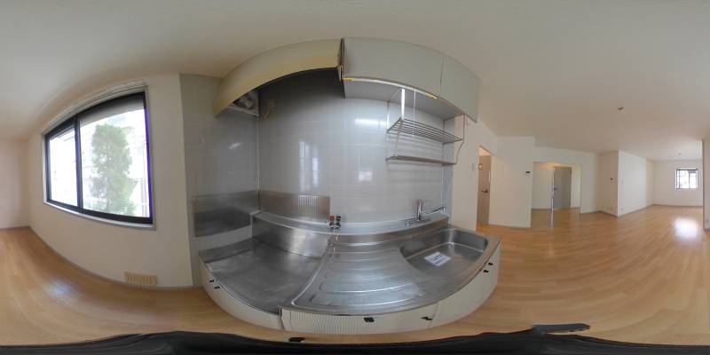 パノラマ画像キッチン