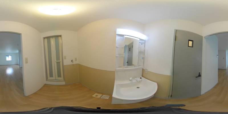 パノラマ画像洗面所