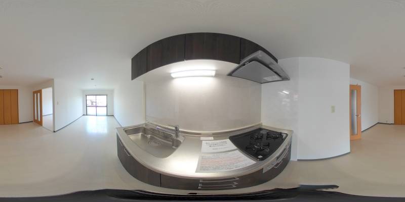 パノラマ画像キッチン