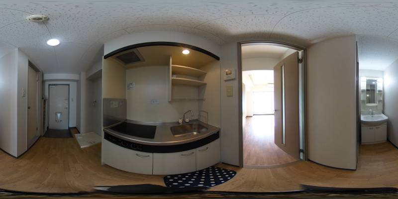 パノラマ画像キッチン