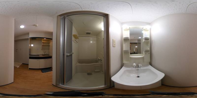 パノラマ画像洗面所