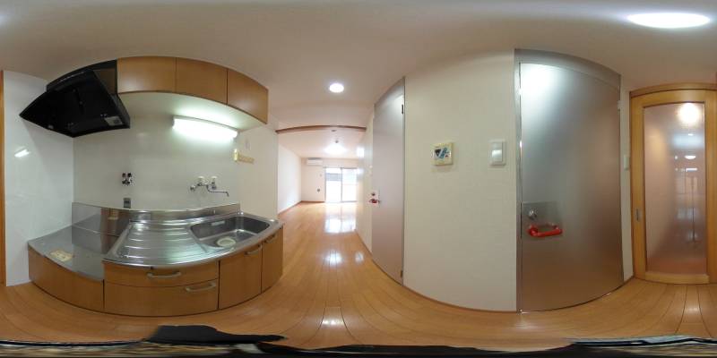 パノラマ画像キッチン