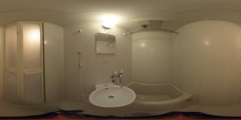 パノラマ画像バスルーム