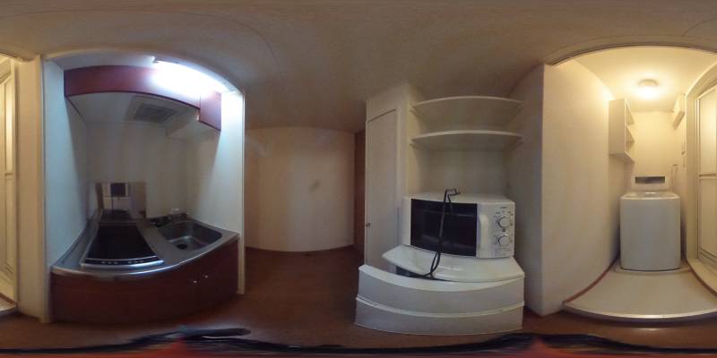 パノラマ画像キッチン