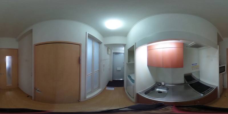 パノラマ画像キッチン