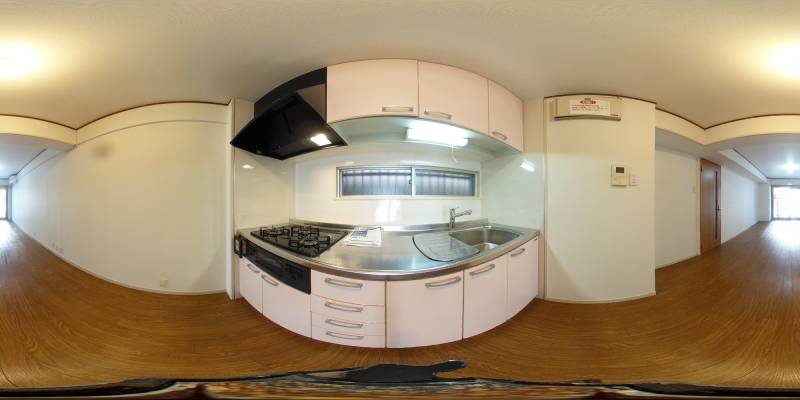 パノラマ画像キッチン