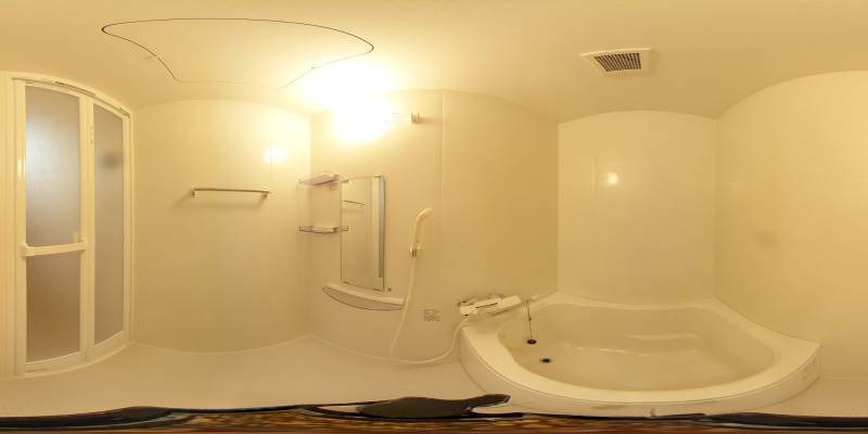 パノラマ画像バスルーム