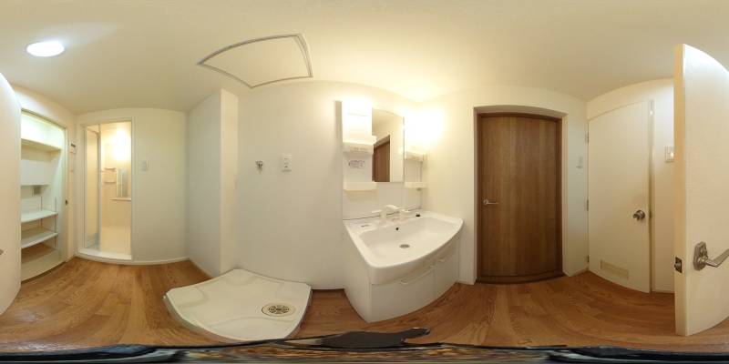 パノラマ画像洗面所