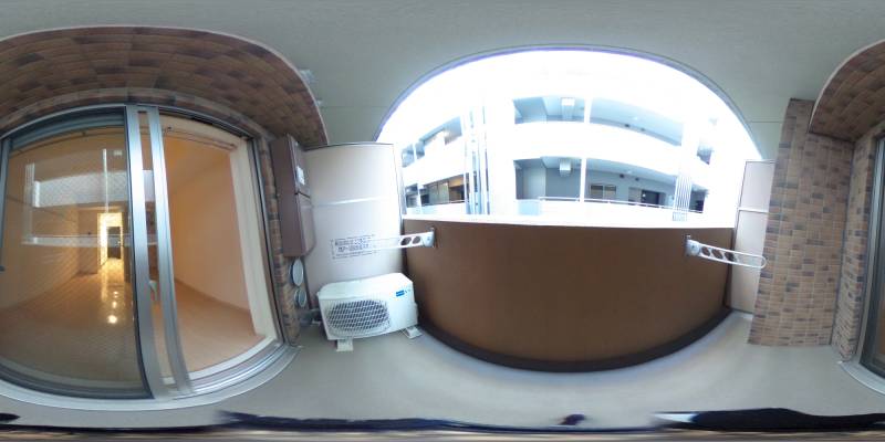 パノラマ画像バルコニー