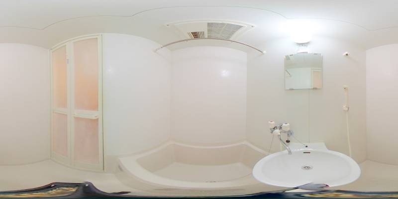 パノラマ画像バスルーム