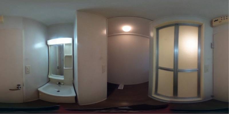 パノラマ画像洗面所