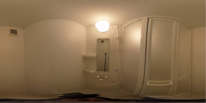 パノラマ画像バスルーム