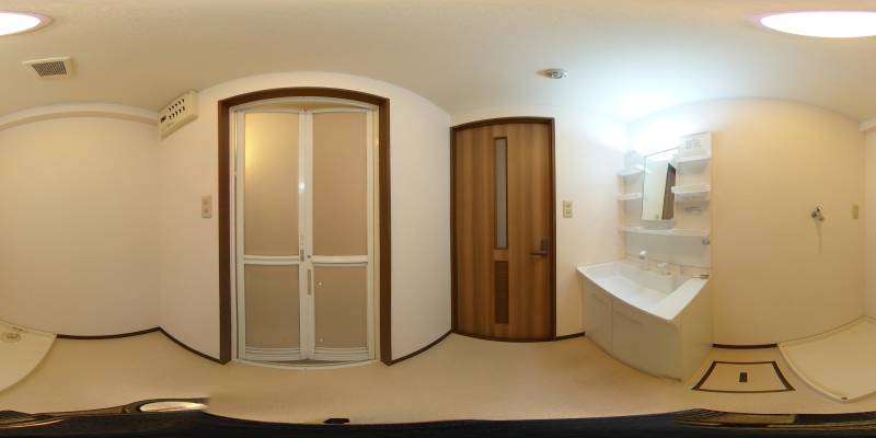 パノラマ画像洗面所