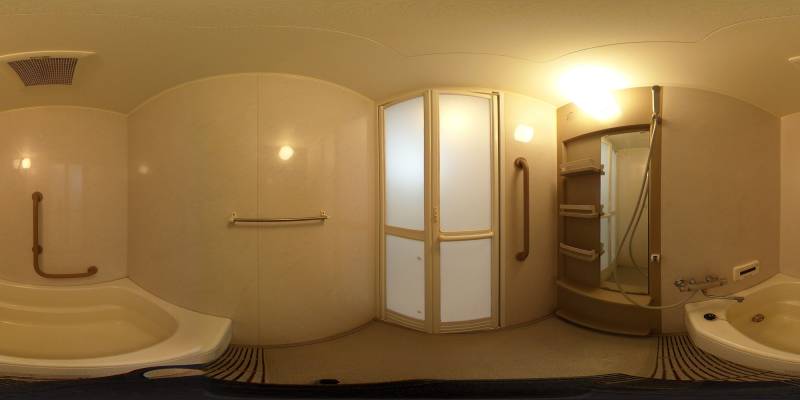 パノラマ画像バスルーム