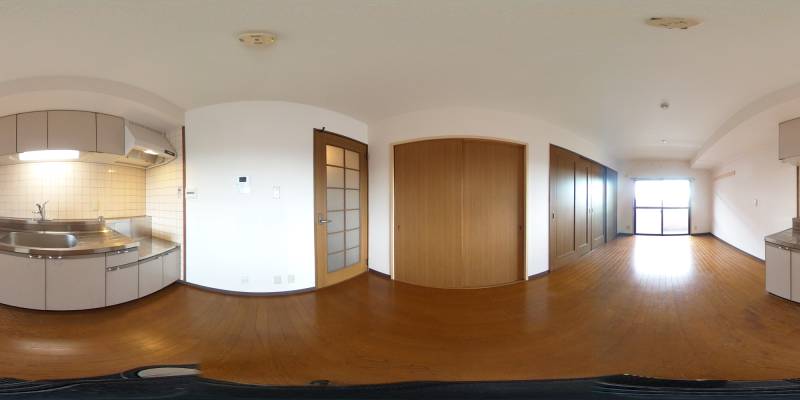 パノラマ画像キッチン