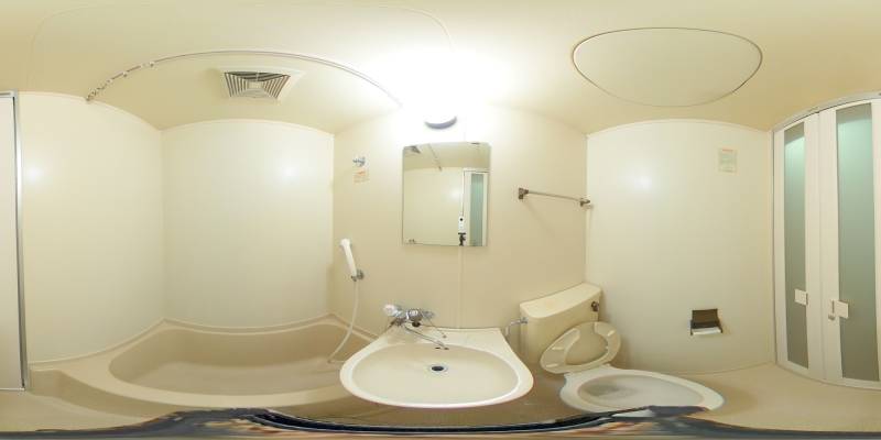 パノラマ画像バスルーム