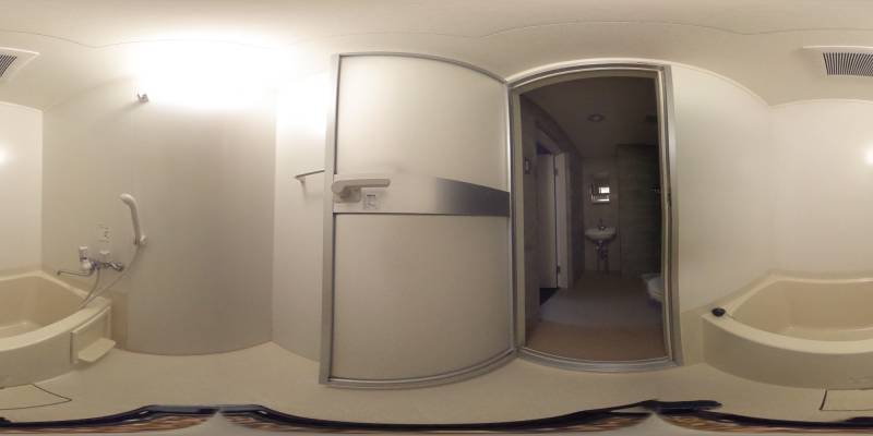 パノラマ画像バスルーム