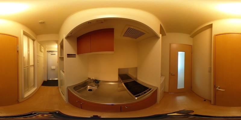 パノラマ画像キッチン