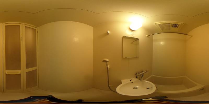 パノラマ画像バスルーム