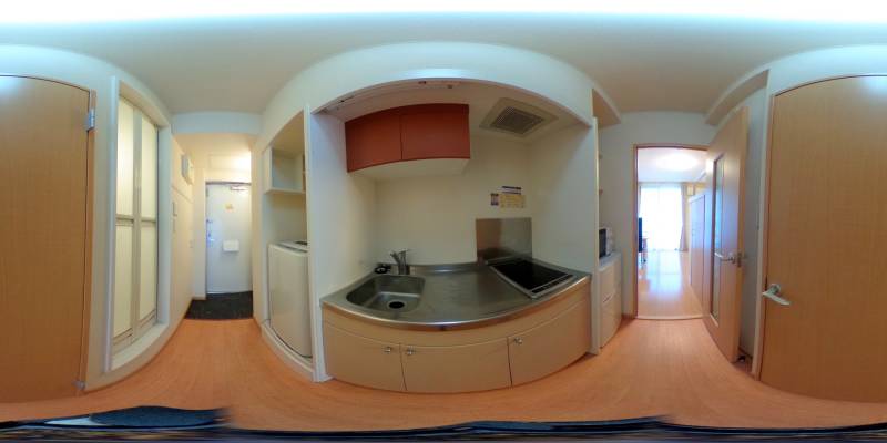 パノラマ画像キッチン