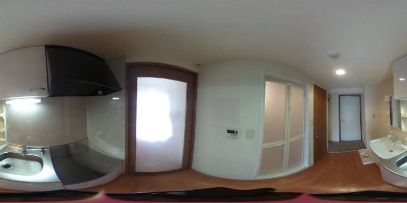 パノラマ画像キッチン