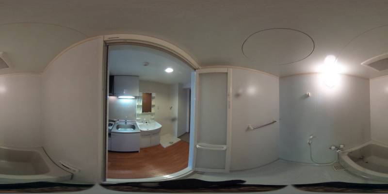 パノラマ画像バスルーム