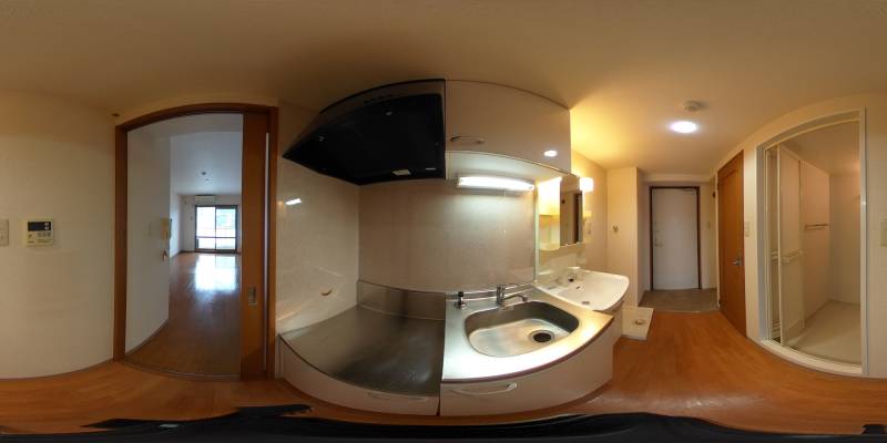 パノラマ画像キッチン