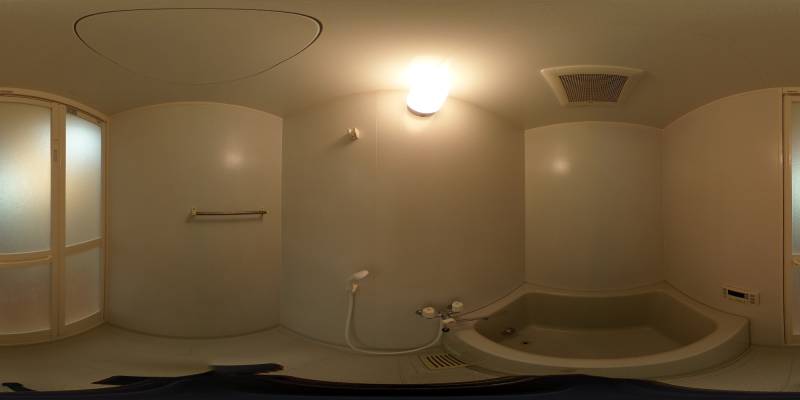 パノラマ画像バスルーム