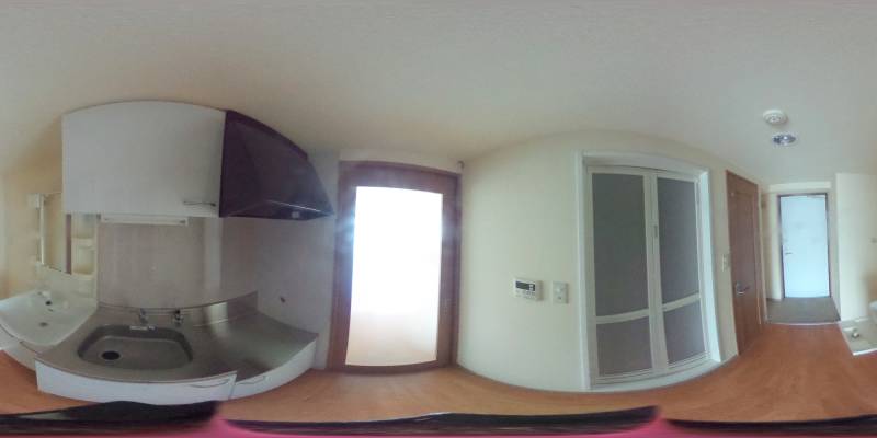 パノラマ画像キッチン