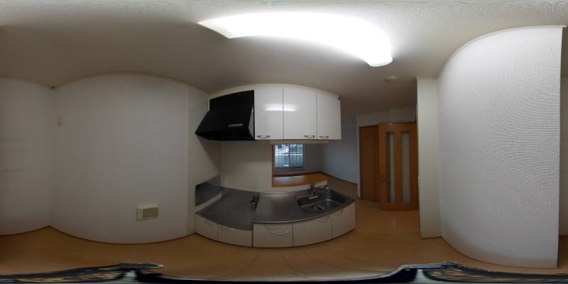 パノラマ画像キッチン