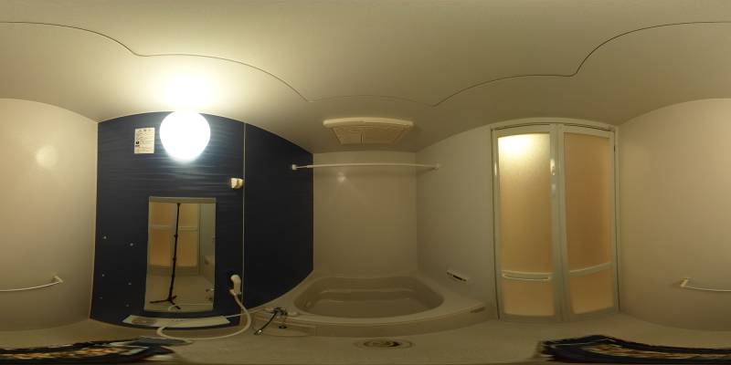 パノラマ画像バスルーム