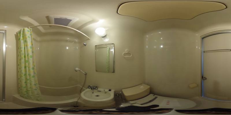 パノラマ画像バスルーム