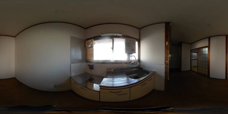 パノラマ画像キッチン