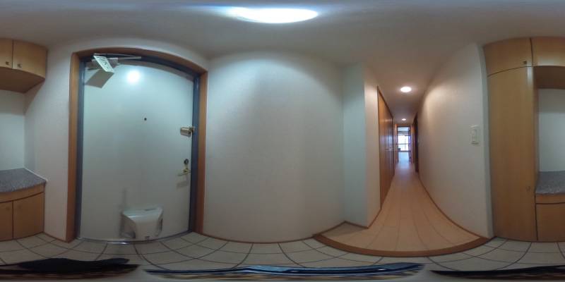 パノラマ画像玄関