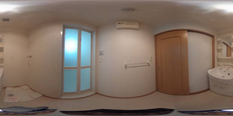 パノラマ画像洗面所