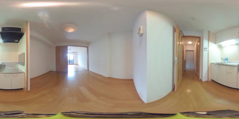 パノラマ画像キッチン