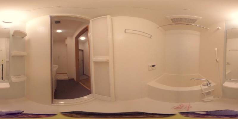 パノラマ画像バスルーム