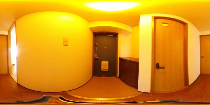 パノラマ画像玄関