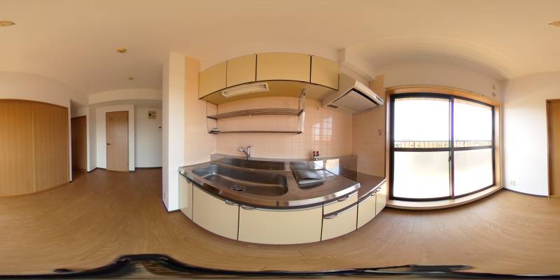 パノラマ画像キッチン