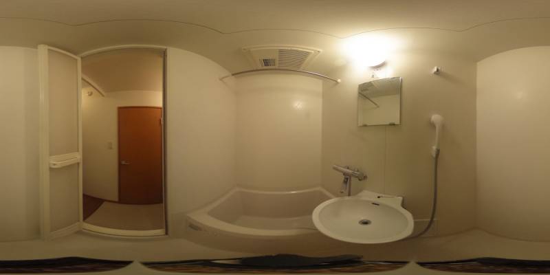 パノラマ画像バスルーム