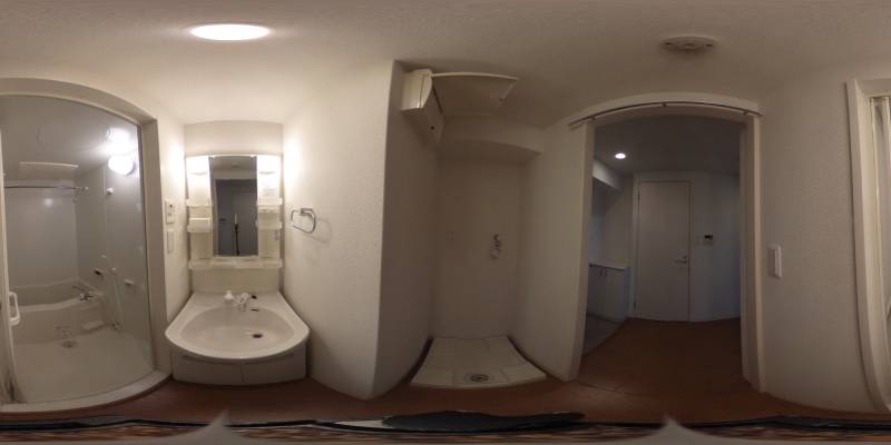 パノラマ画像洗面所