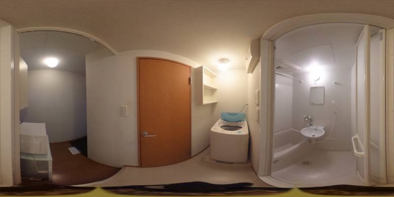 パノラマ画像バスルーム
