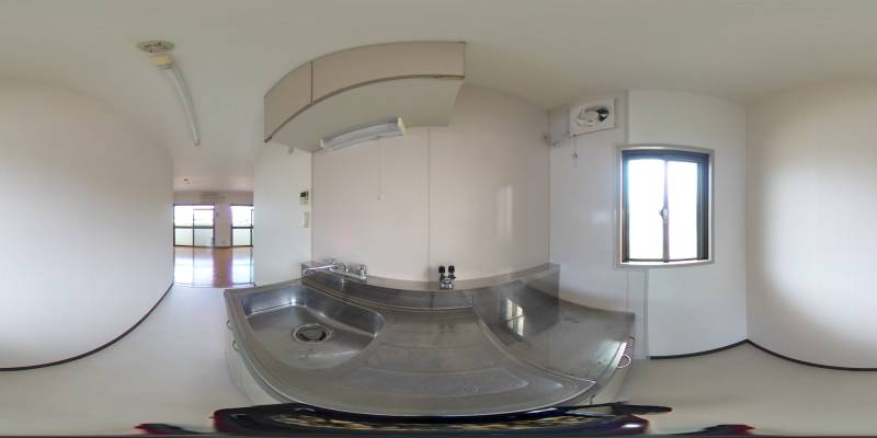 パノラマ画像キッチン