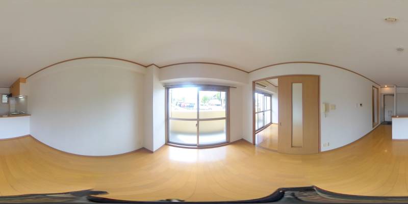 パノラマ画像リビング