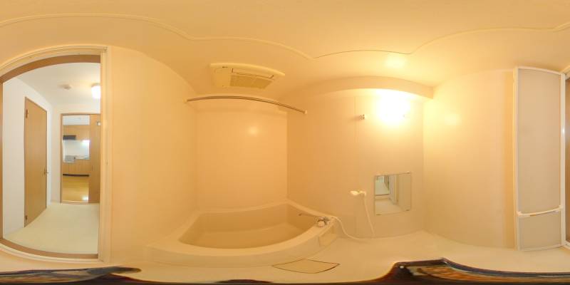 パノラマ画像バスルーム