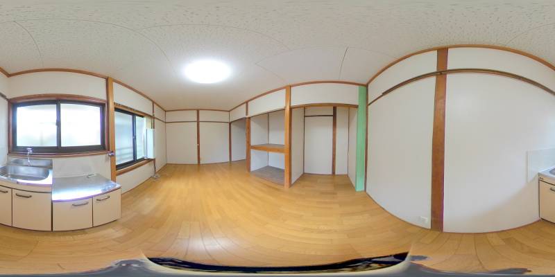 パノラマ画像キッチン